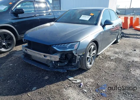 2021 Audi A4 Premium Plus 45 Tfsi S Line Quattro S Tronic из США, поврежденный, VIN WAUEAAF49MN012687